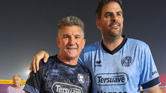 Luis Fabián Artime, un Pirata alentando a la Selección (La Voz).