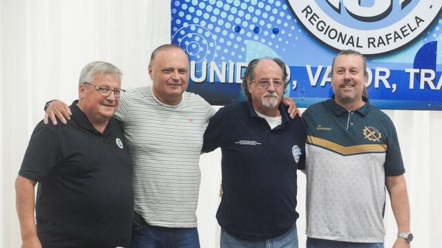 Marcelo Lombardo, Roberto Oesquer, Horacio Otero y Sebastián Beccaría