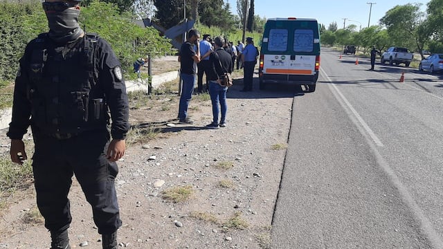 Un cura encontró el cadáver de Oscar Batistelli dentro del canal. Gentileza Media Mendoza