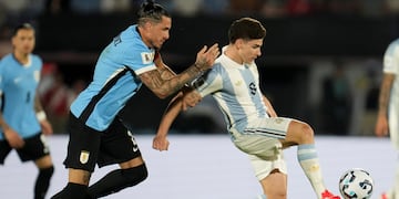 El partido de Uruguay ante Argentina por Eliminatorias. (AP).