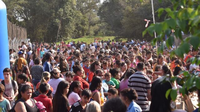 Gran participación en el festejo por el Mes de la Infancia en Montecarlo.