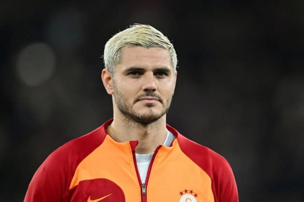 Mauro Icardi, lejos de su familia rosarina.