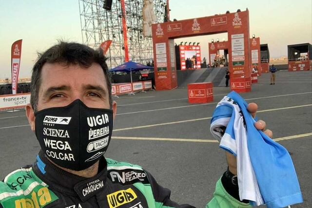 "Quiero volver a correr, quiero ser piloto del Dakar, lo hago porque me apasiona, es una posibilidad de poder competir" dijo Silva