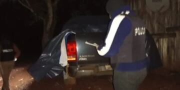Recuperan en Garuhapé camioneta robada en San Vicente.