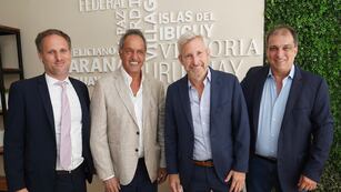 Frigerio se reunió con empresarios brasileros interesados en invertir en Entre Ríos.