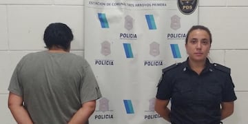 una mujer aprehendida por amenazas con un arma blanca