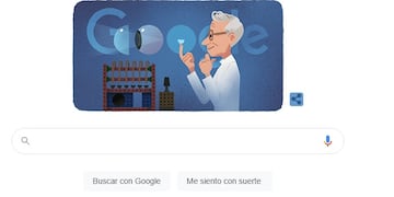 Google homenajea este miércoles a Otto Wichterle, creador de los lentes de contacto.