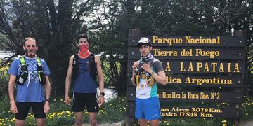 Javier Godoy, Brian y Kevin Montes Vieira, tres fueguinos solidarios en acción.
