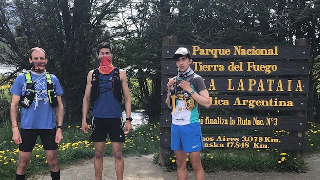 Javier Godoy, Brian y Kevin Montes Vieira, tres fueguinos solidarios en acción.