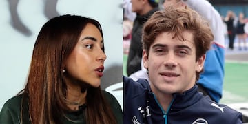 Nicki Nicole y Franco Colapinto grabaron un podcast antes del Gran Premio de México.