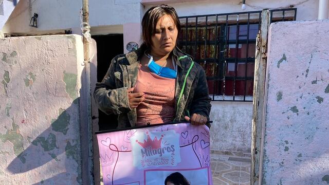 Jésica dijo que su hija evoluciona favorablemente luego de ser operada por las lesiones que sufrió. (@gbelluati)