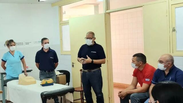 Brindaron capacitación a profesionales de la salud en RCP y politraumatismo en San Pedro.