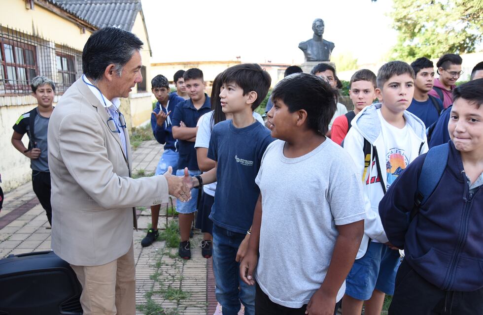 El intendente de Concepción del Uruguay participó del inicio del año lectivo