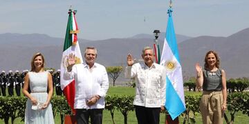 Alberto Fernández participó en el acto por los 200 años del Plan Iguala.