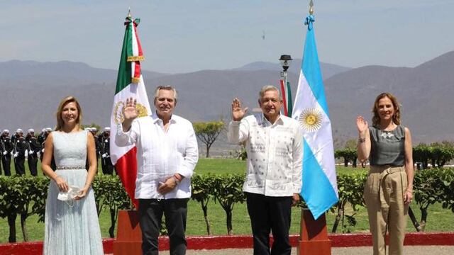 Alberto Fernández participó en el acto por los 200 años del Plan Iguala.