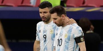 Kun Agüero habló de la felicidad de Lionel Messi tras la conquista de la Copa América.
