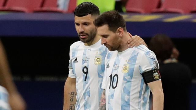 Kun Agüero habló de la felicidad de Lionel Messi tras la conquista de la Copa América.