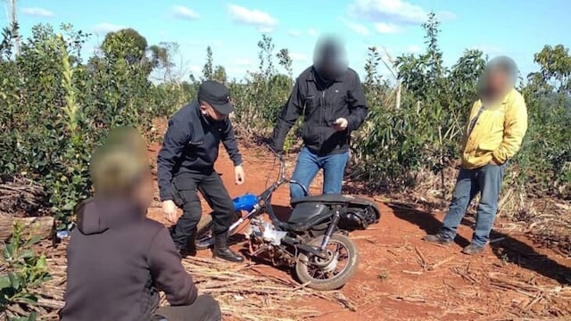Recuperaron motocicleta robada en San Pedro.