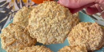 La receta de galletitas de naranja.