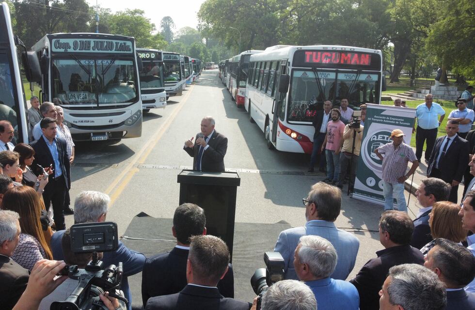 Tucumán renueva la flota del transporte público