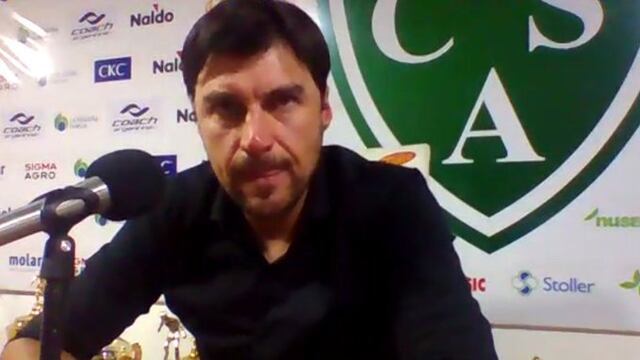 "Cuando no se juega bien, es bueno no perder", subrayó el Cacique.