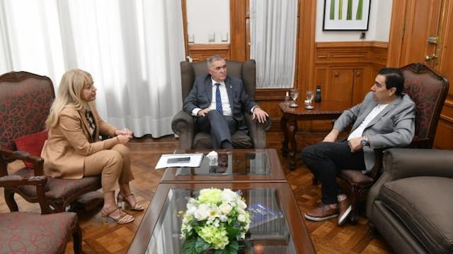 Jaldo se reunió con la intendente Rossana Chahla y el presidente subrogante de la Legislatura Sergio Mansilla