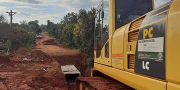 Esta obra permitirá un correcto escurrimiento de las aguas para evitar inundaciones.