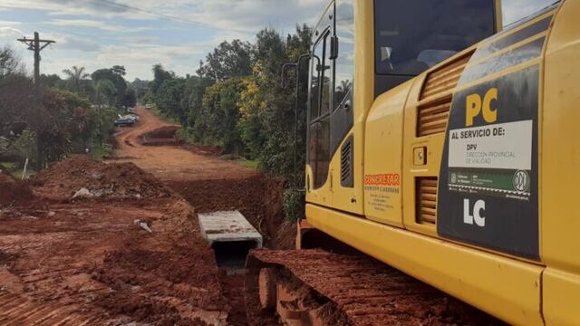 Esta obra permitirá un correcto escurrimiento de las aguas para evitar inundaciones.