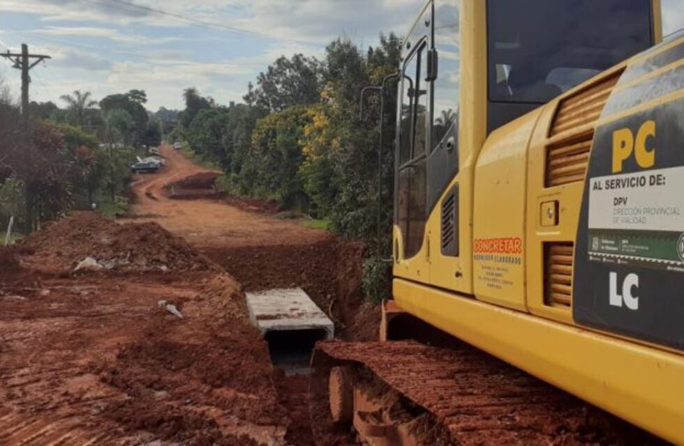 San Vicente: la obra de saneamiento del barrio Ex Alumno se encuentra próxima a concluir