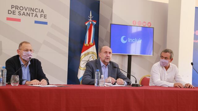 El rafaelino coincide con Pablo Javkin en el reclamo de reevaluar los indicadores ante la segunda ola de coronavirus. (@omarperotti)