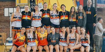 Con tres puntaltenses Bahiense del Norte se consagró Subcampeón Nacional femenino U 15.