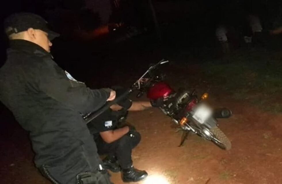 Guaraní: un motociclista fue encontrado sin vida tras un aparente siniestro vial