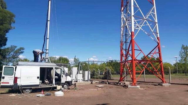 El distrito al sur de Alvear contará con servicio de internet por fibra óptica y telefonía 4G.