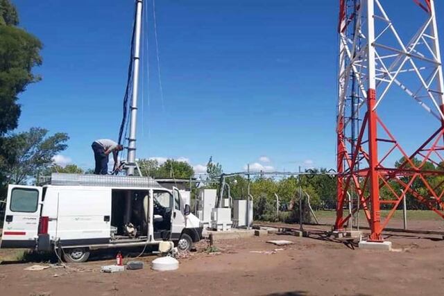 El distrito al sur de Alvear contará con servicio de internet por fibra óptica y telefonía 4G.