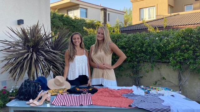 Valentina Dell Agnola y Melisa Ochoa.