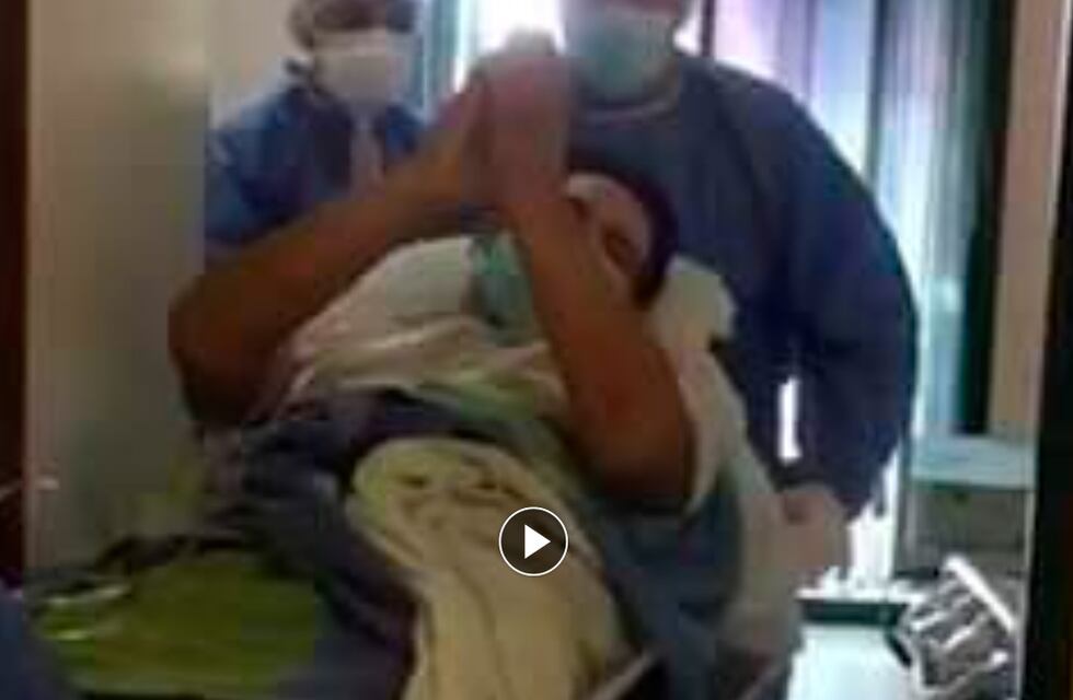 VIDEO: El enfermero Pablo Miranda le ganó al Covid-19 y las imágenes son emocionantes