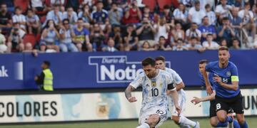 Lionel Messi logró un nuevo récord en su carrera.