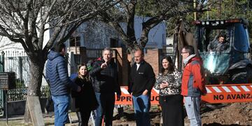 Recorrida de Castellano por el barrio Nuestra Señora de Luján