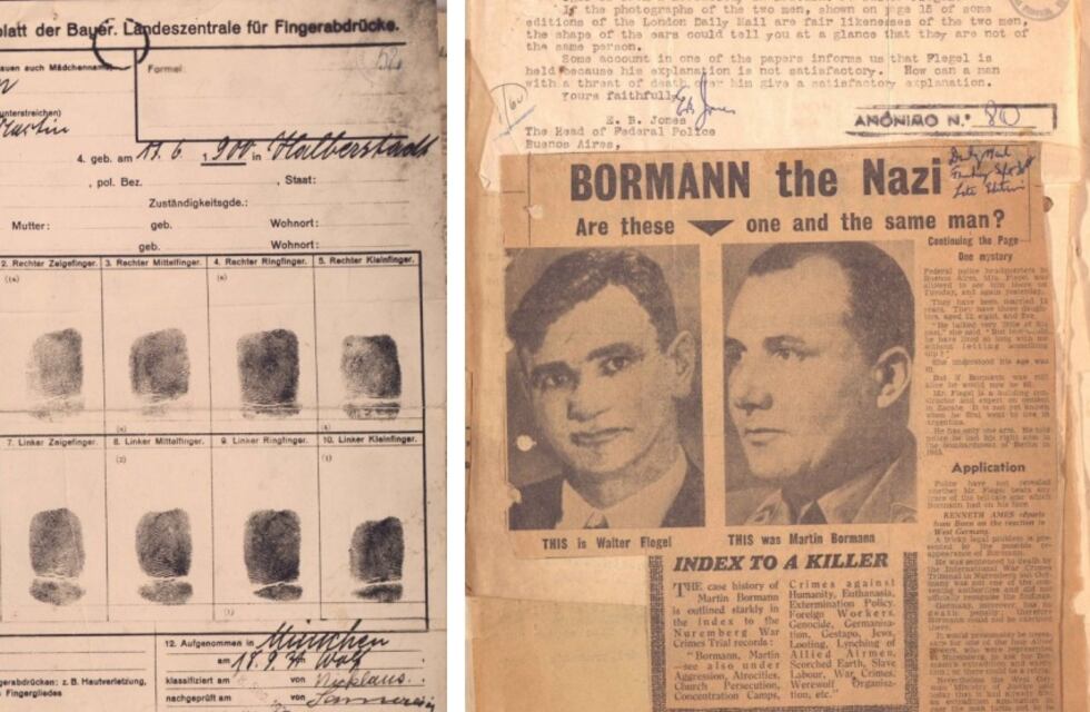 El Gobierno publicó archivos desclasificados sobre operaciones nazis en Argentina