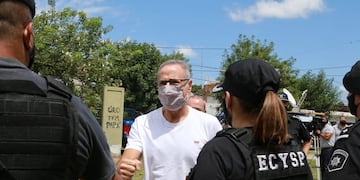 El politólogo respondió con ironía ante la difusión del material y dijo: "Soy un Stiuso raro". (@minsegsf)