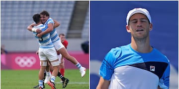 Mientras que Los Pumas 7s obtuvieron medalla de bronce en el rugby Seven, Diego Schwartzman quedó eliminado en tenis masculino.