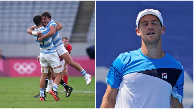 Mientras que Los Pumas 7s obtuvieron medalla de bronce en el rugby Seven, Diego Schwartzman quedó eliminado en tenis masculino.