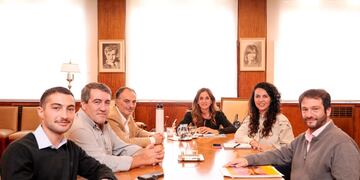 Martín Garate con Victoria Tolosa Paz