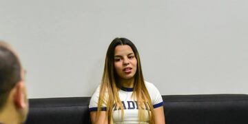 La destacada yudoka catamarqueña Mikaela Rojas Garcia visitó esta ciudad