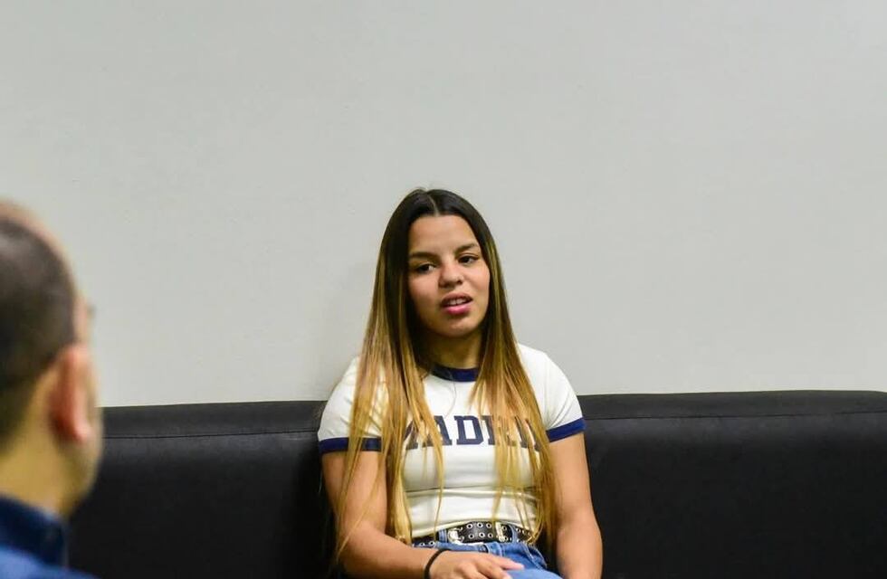 Visita de la yudoka catamarqueña Mikaela Rojas García