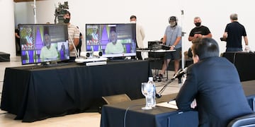 Nicolás Trotta con Rodríguez Saá en San Luis.