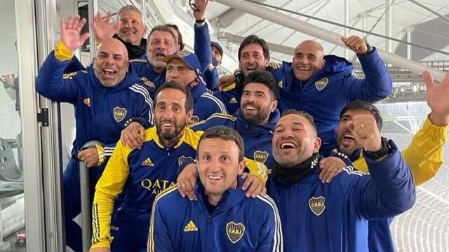 Muchos ídolos entre los allegados de Boca.