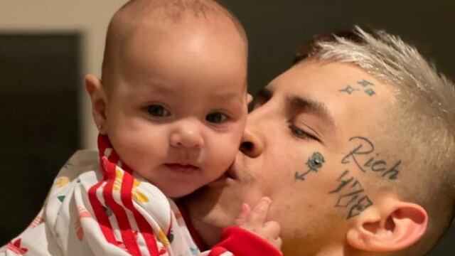Jamaica, la hija de L-Gante y Tamara Báez cumplió 8 meses