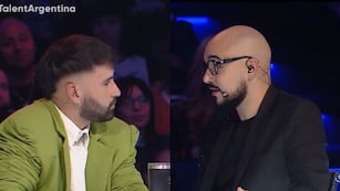 Abel Pintos corrigió a Emir Abdul y generó tensión en el estudio (Collage web)