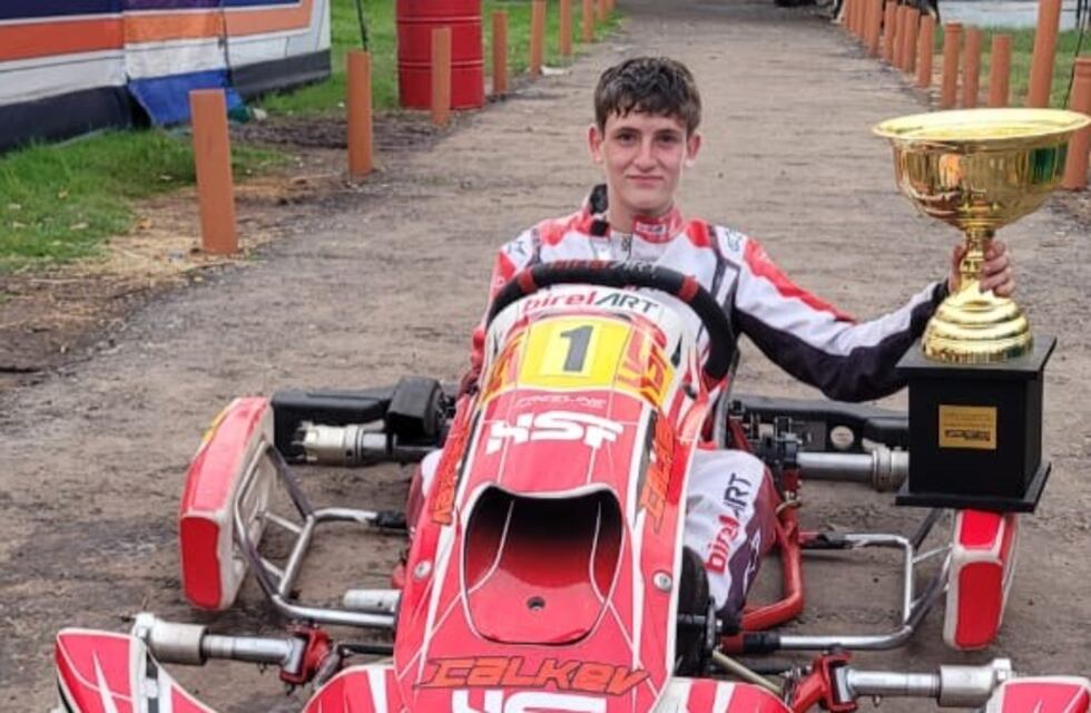 El piloto de Arroyito, Fausto Arnaudo, se coronó campeón en la Junior MY10 de la Iame Series